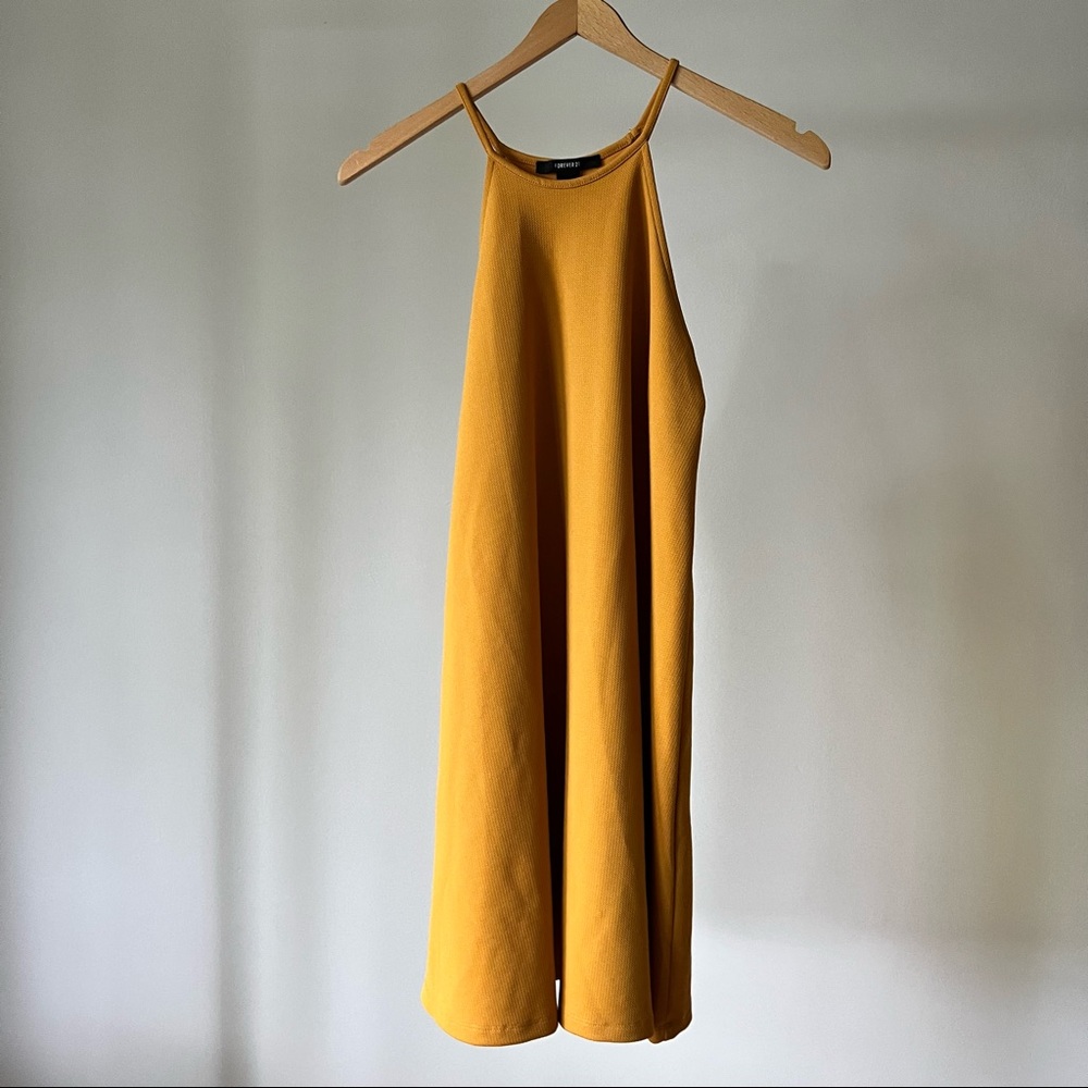 2/20$ Forever 21 Yellow Dress - Picture 4 of 7